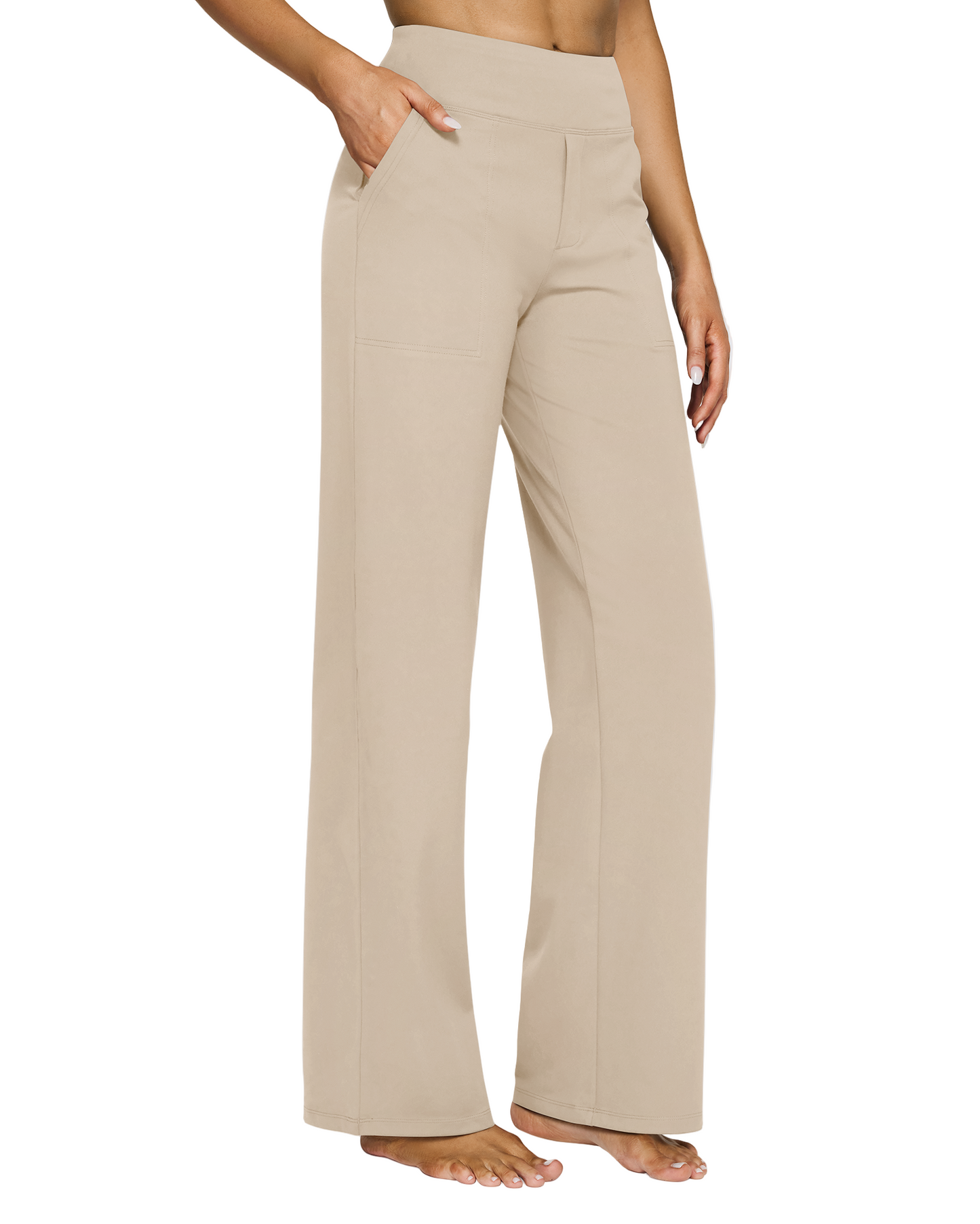 SCULPTD Pants: Loose High-Waist Business Casual Pants
