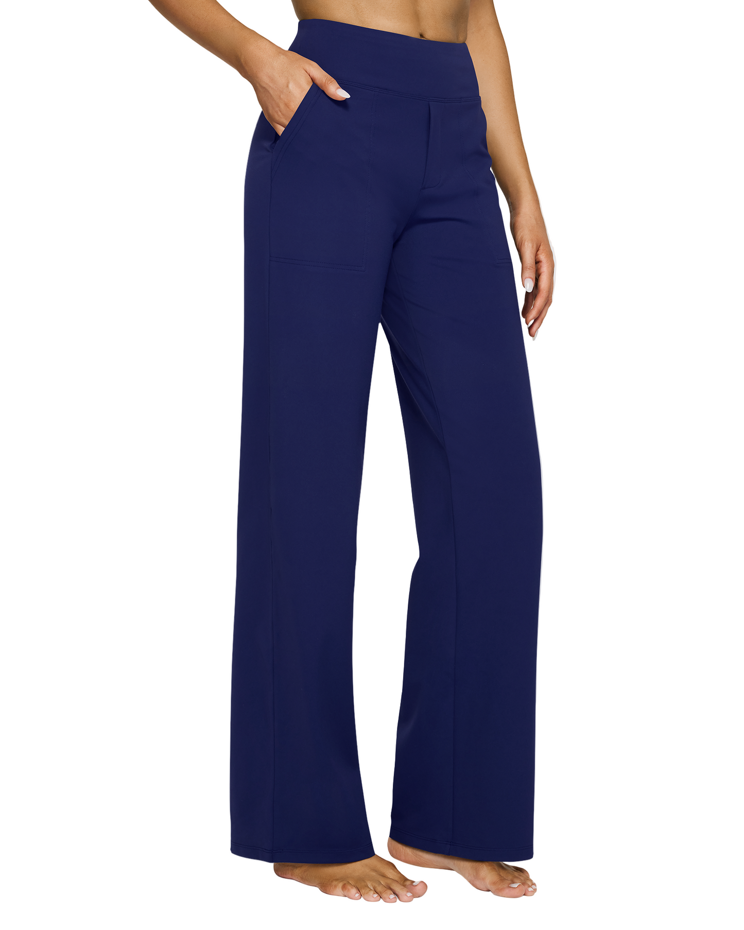 SCULPTD Pants: Loose High-Waist Business Casual Pants