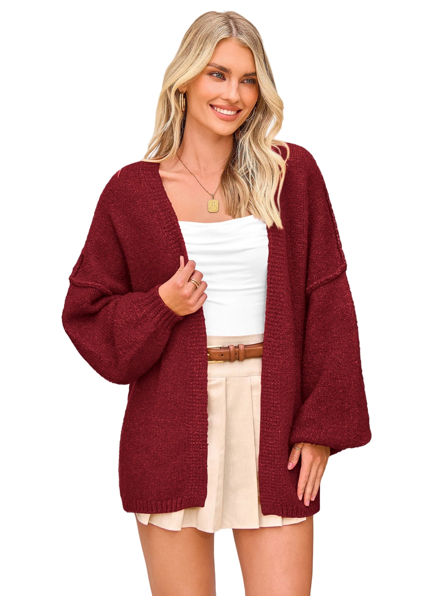 SCULPTD Oversized Cardigan Sweater
