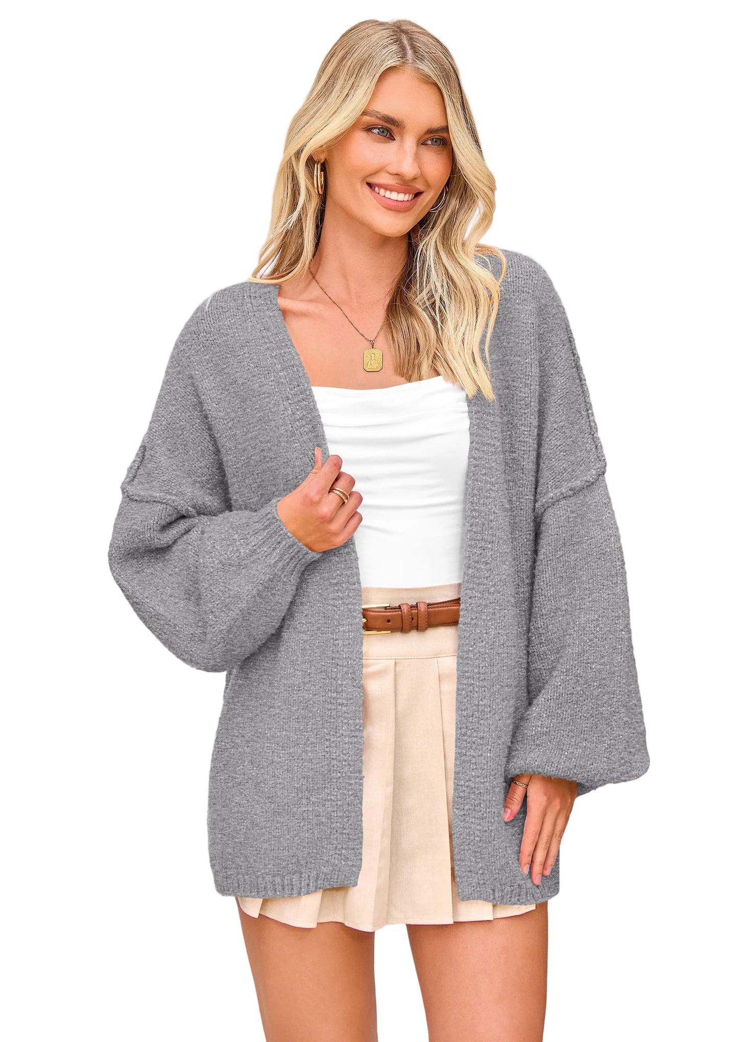 SCULPTD Oversized Cardigan Sweater