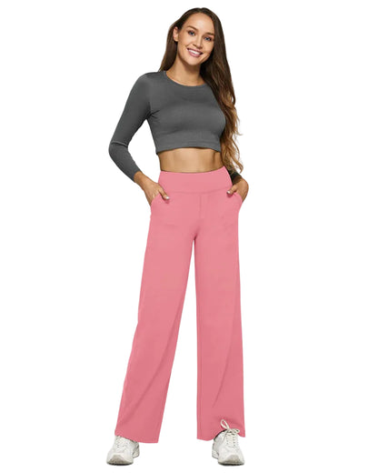 SCULPTD Pants: Loose High-Waist Business Casual Pants - SCULPTD
