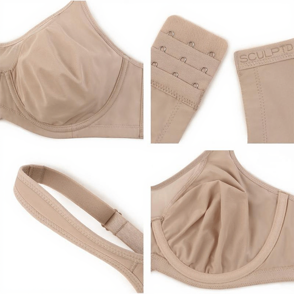 SCULPTD Bra: Cooling Full Coverage Minimizer Bra SCULPTD