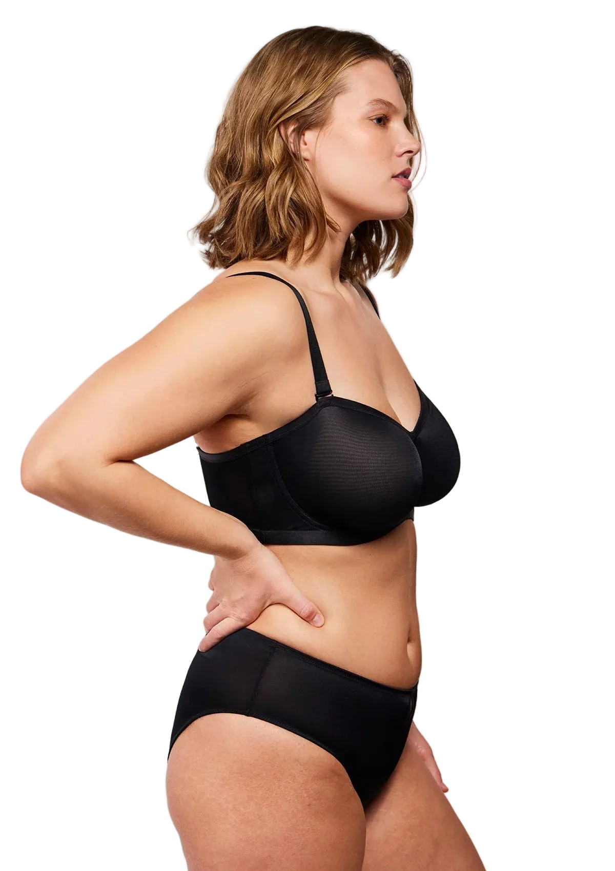 SCULPTD Strapless Unlined Minimizer Bra
