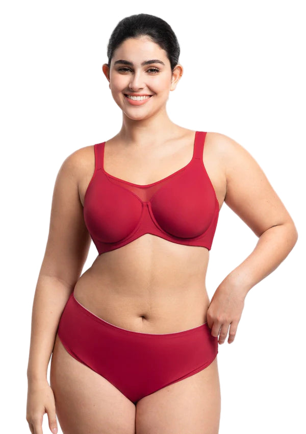 SCULPTD Bra: Cooling Full Coverage Minimizer Bra - SCULPTD