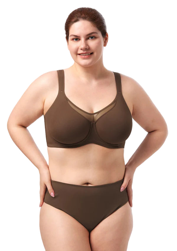 SCULPTD Bra: Cooling Full Coverage Minimizer Bra - SCULPTD