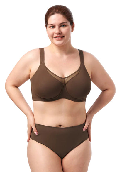 SCULPTD Bra: Cooling Full Coverage Minimizer Bra - SCULPTD