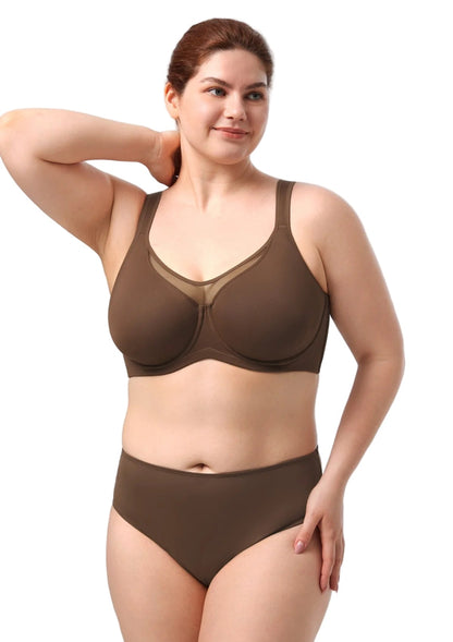SCULPTD Bra: Cooling Full Coverage Minimizer Bra - SCULPTD